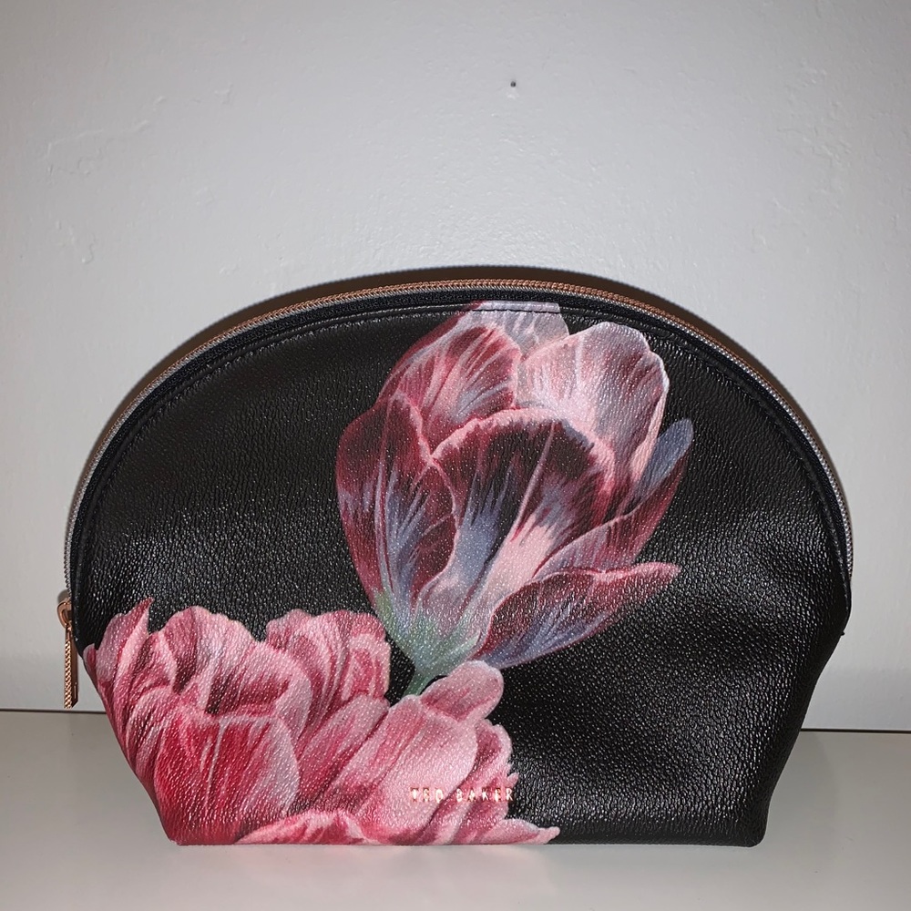 TED BAKER floral cosmetic makeup travel bag